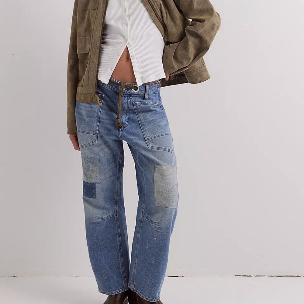 We The Free Moxie Pull-On Barrel Jeans